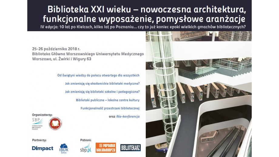SBP,  Biblioteka XXI wieku – nowoczesna architektura, funkcjonalne wyposażenie, pomysłowe aranżacje